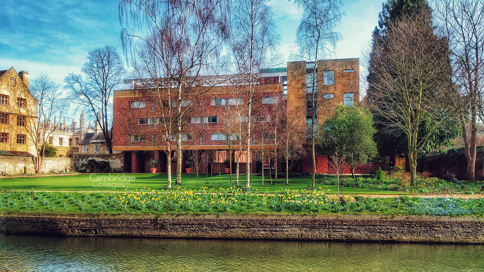 The Erasmus building of Queens' college, Cambridge